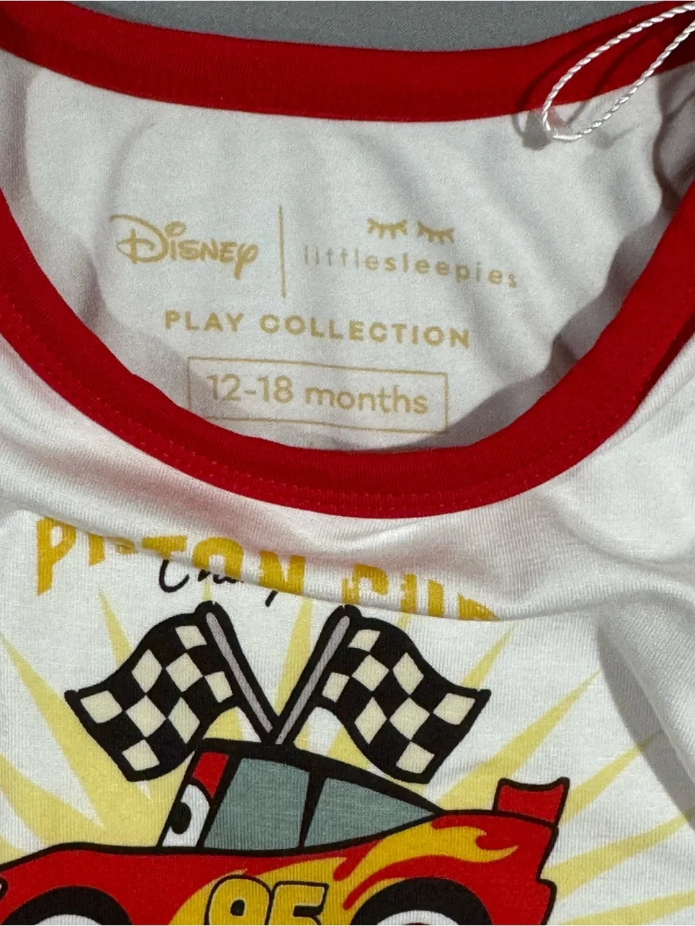 (12-18 mo) NWT Little Sleepies SS bodysuit, Lightning McQueen